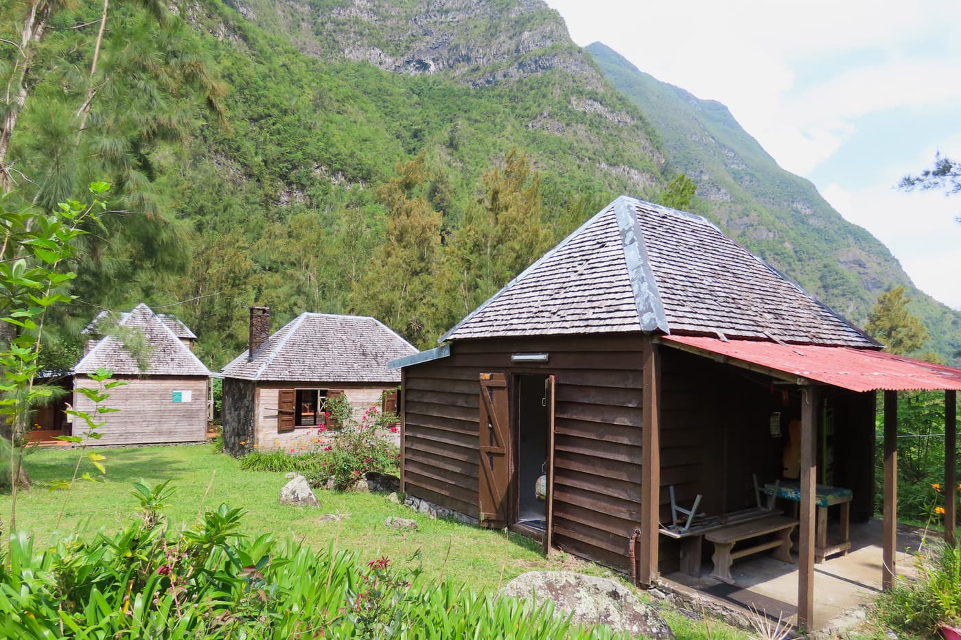 Les bungalows du gîte de la Rivière des Remparts