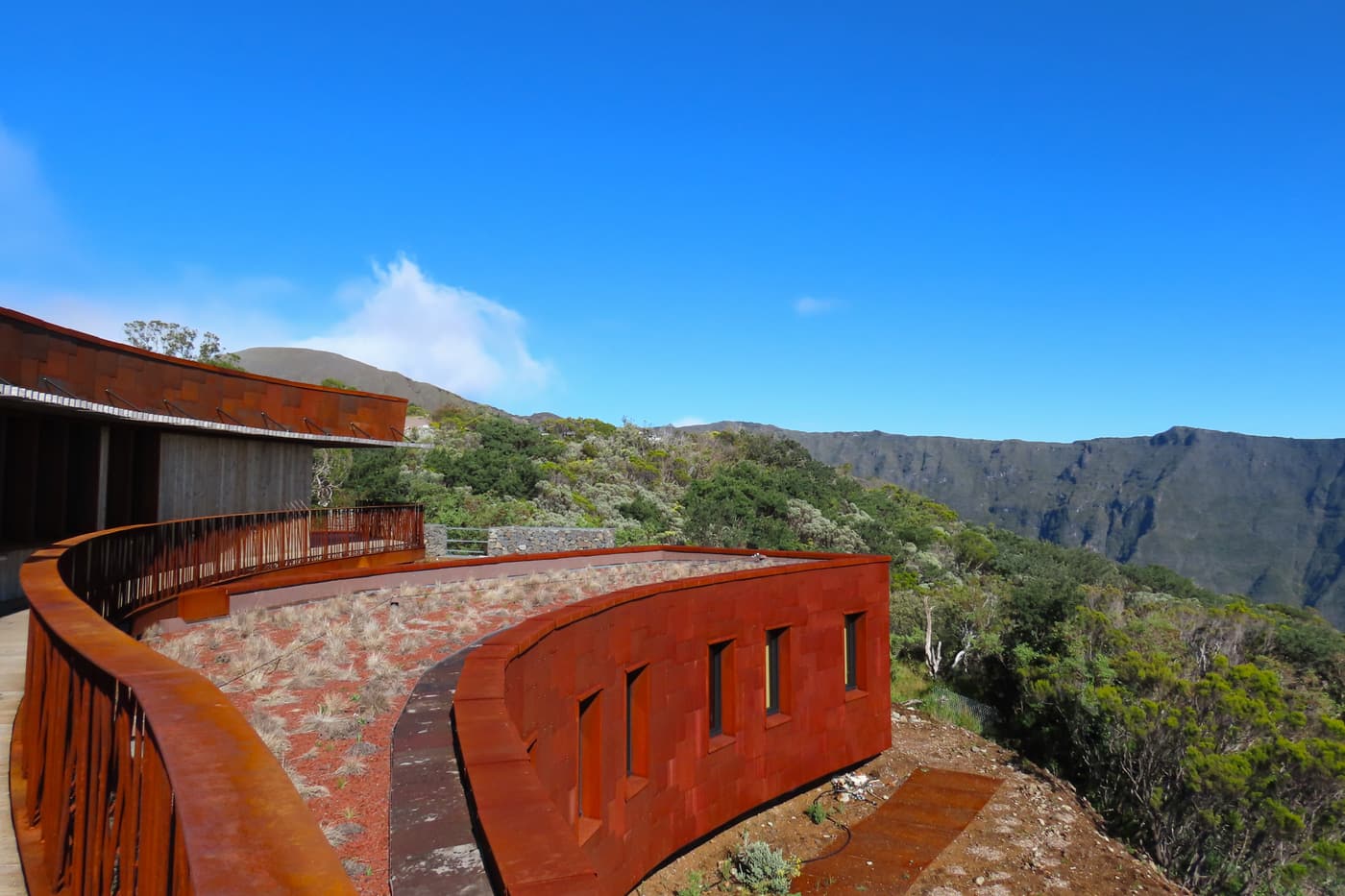 Passerelle du gîte du Volcan